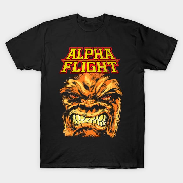 Alpha flight Sasquatch T-Shirt by OniSide